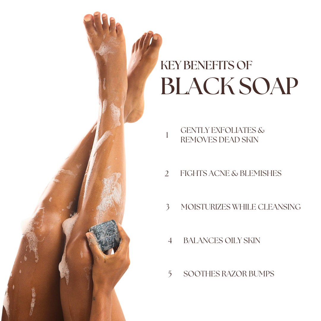 Lemongrass African Black Soap.
