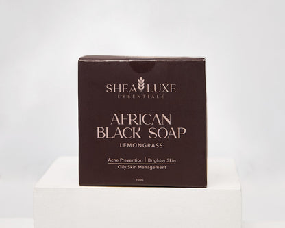 Lemongrass African Black Soap.